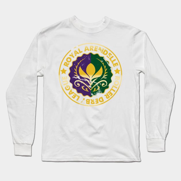 Royal Arendelle Roller Derby League Long Sleeve T-Shirt by SpicyMonocle